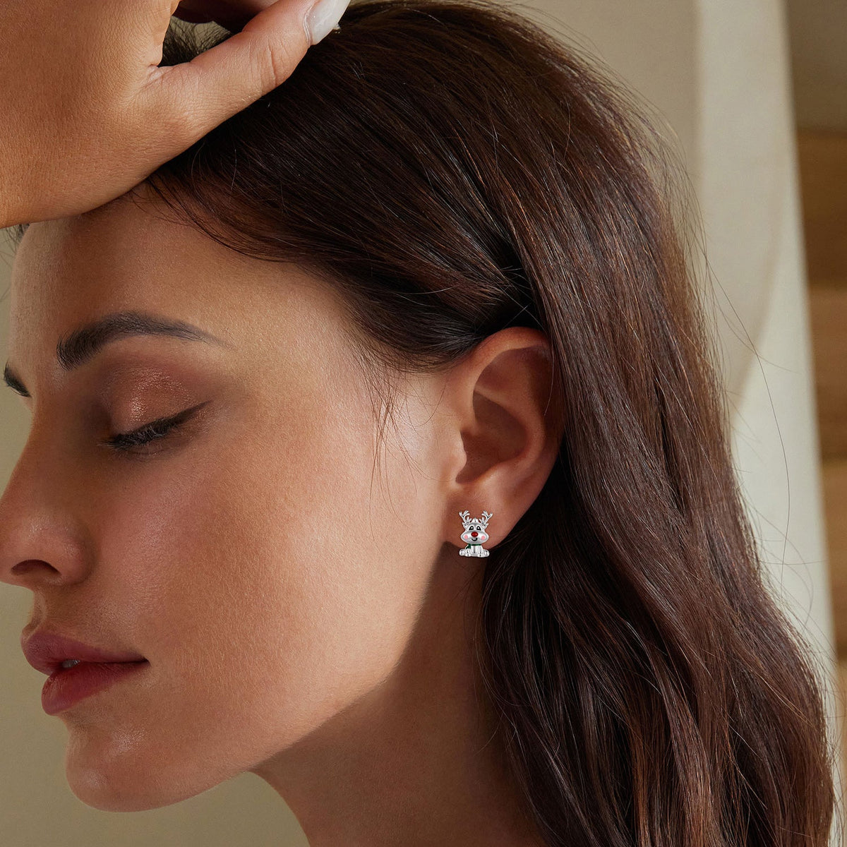 Sterling Silver Enamel Earrings