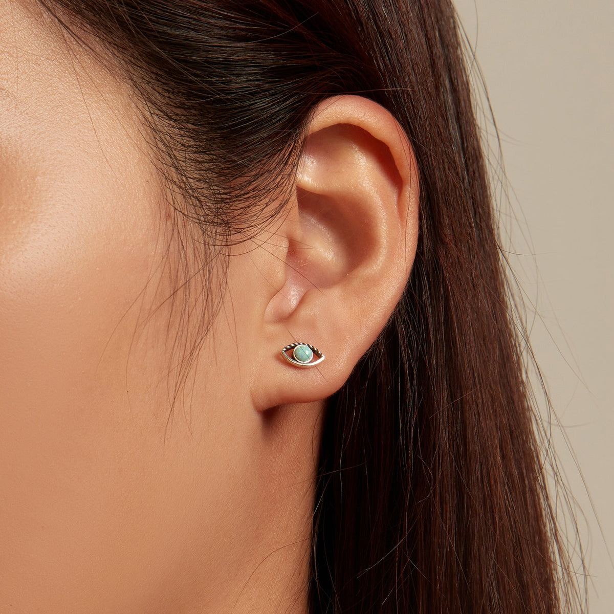 Sterling Silver Translucent Opal Earrings