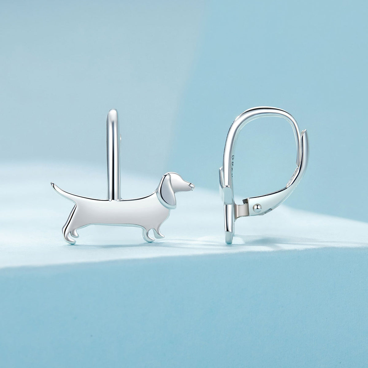 Oxidized Sterling Silver Hoop Earrings