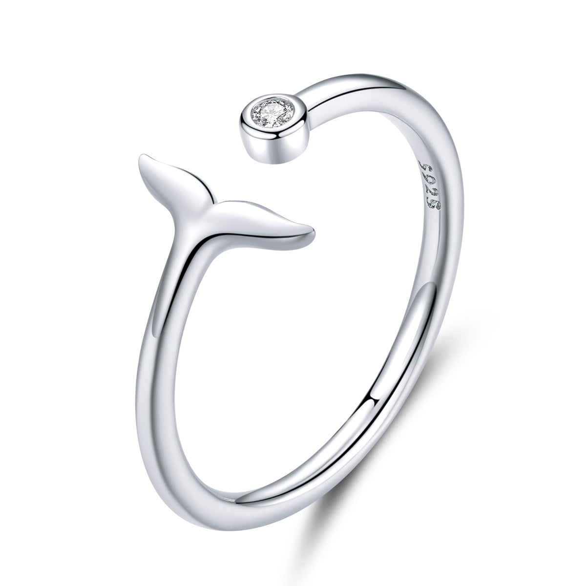 Sterling Silver Pavé Cubic Zirconia Ring