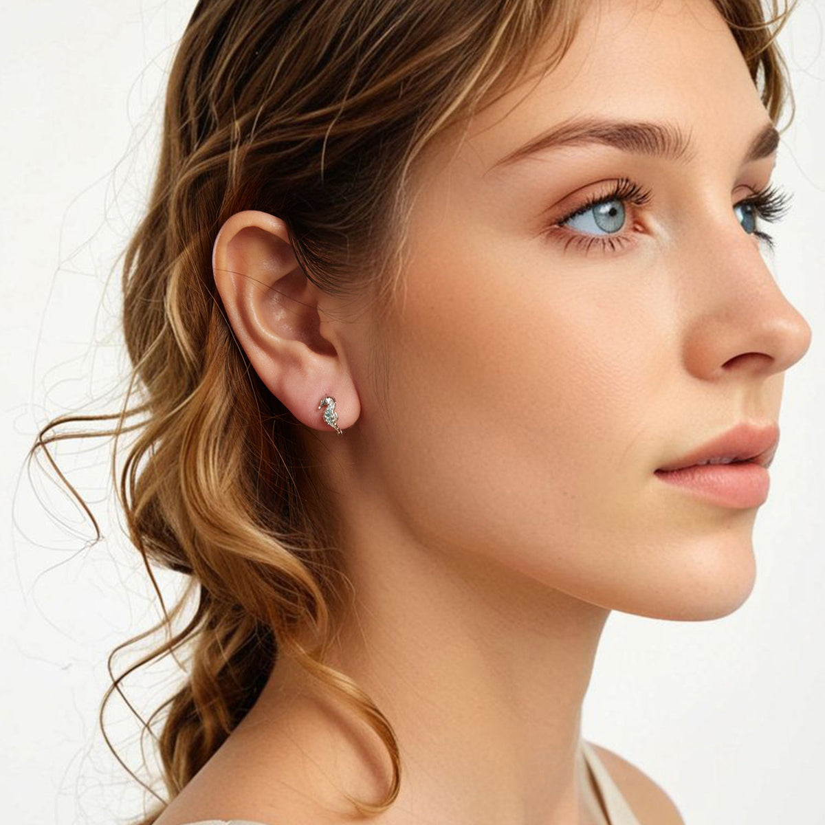 Sterling Silver Pavé Cubic Zirconia Earrings