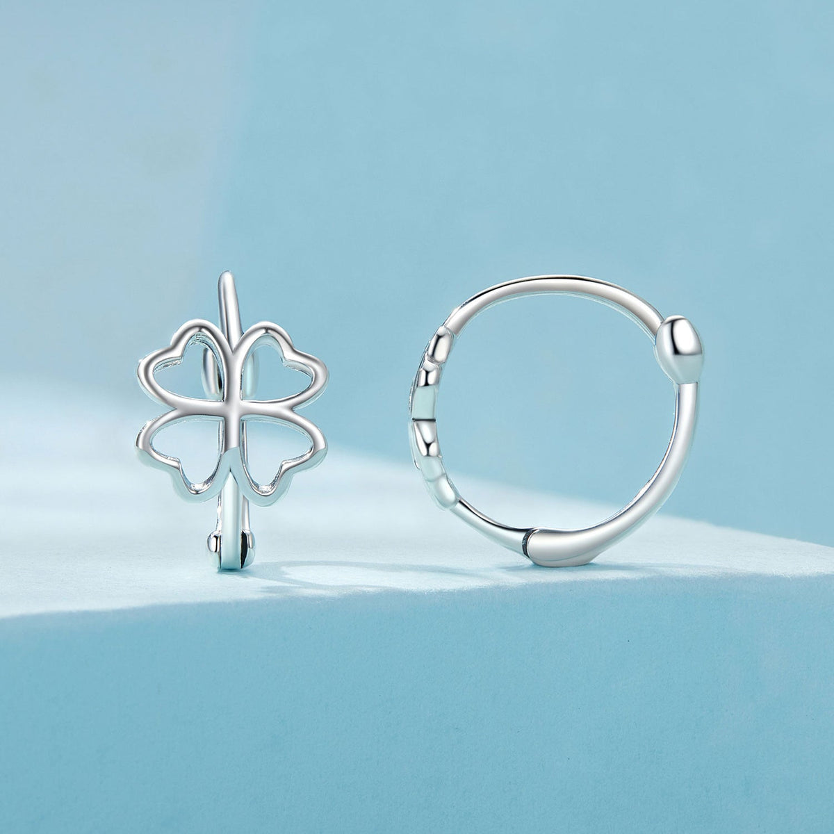 Sterling Silver Oxidized Earrings