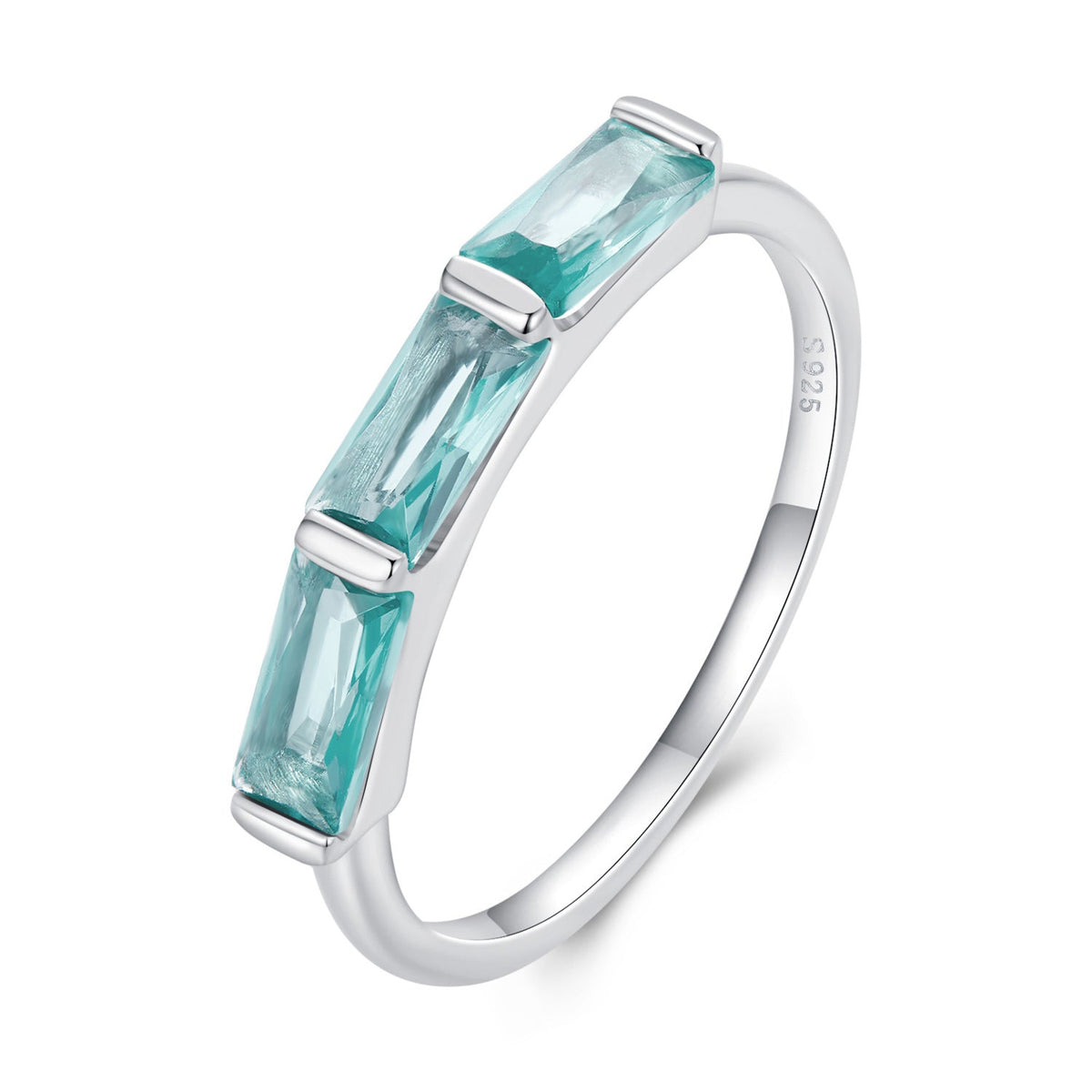 Sterling Silver Pavé Cubic Zirconia Ring