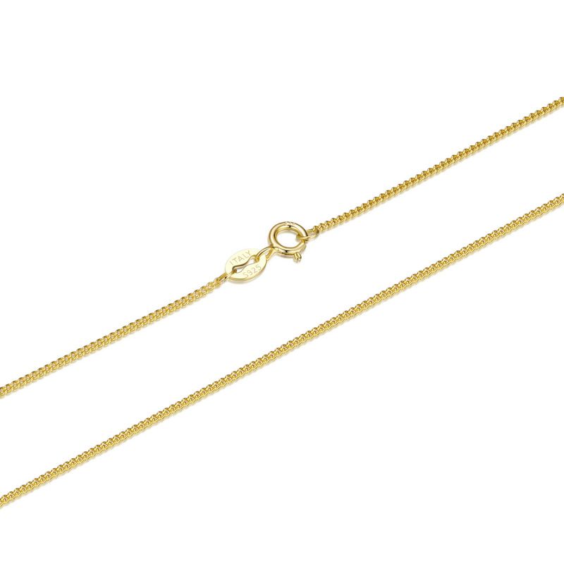 Sterling Silver Platinum Plated Necklace