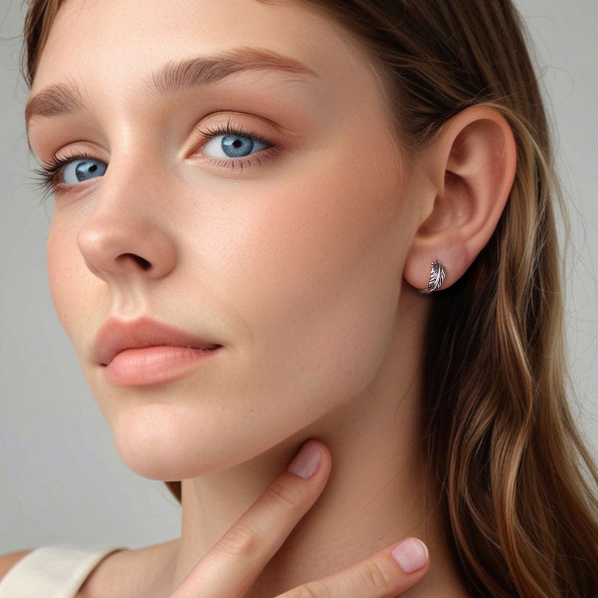 Sterling Silver Oxidized Earrings