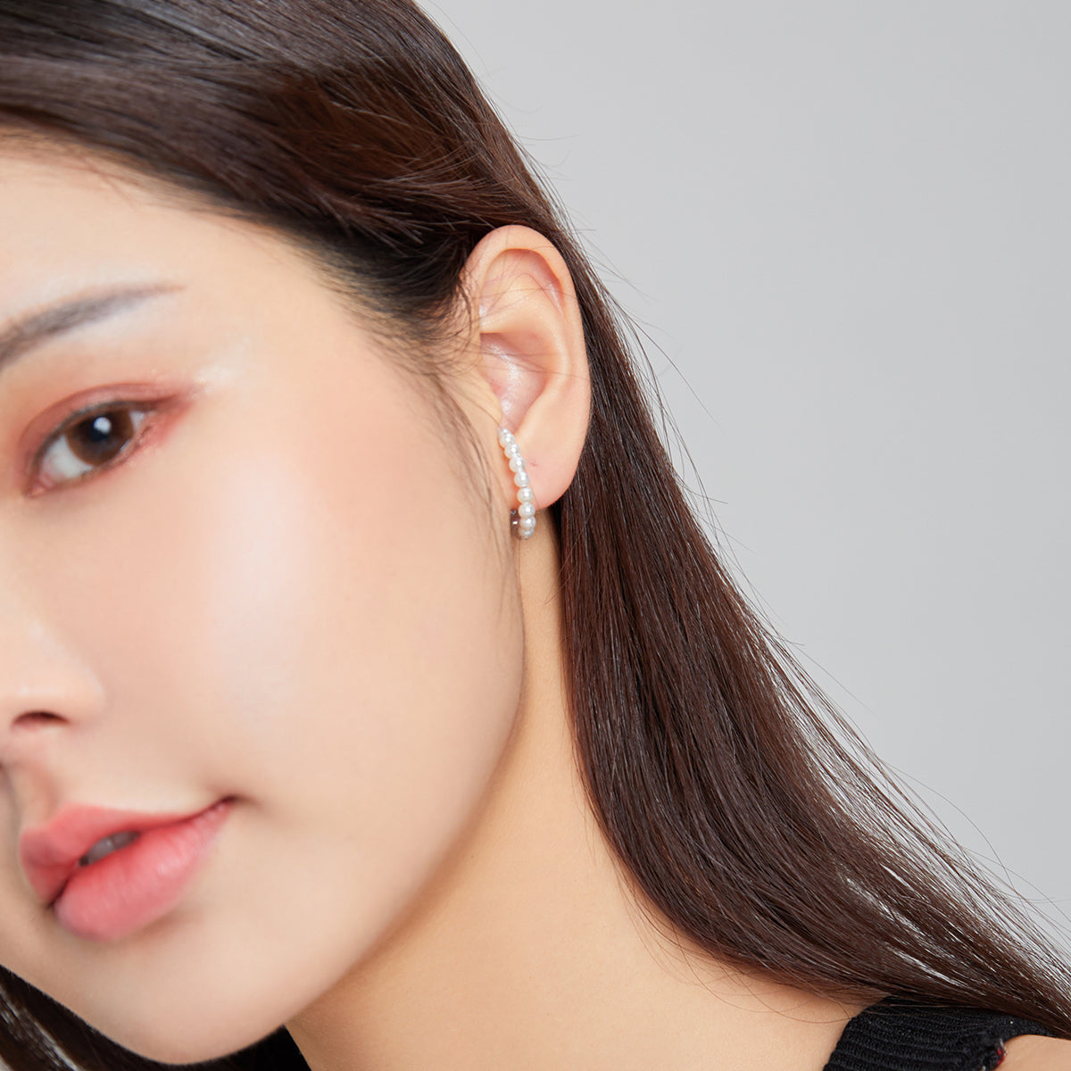 Sterling Silver Shell Pearl Earrings