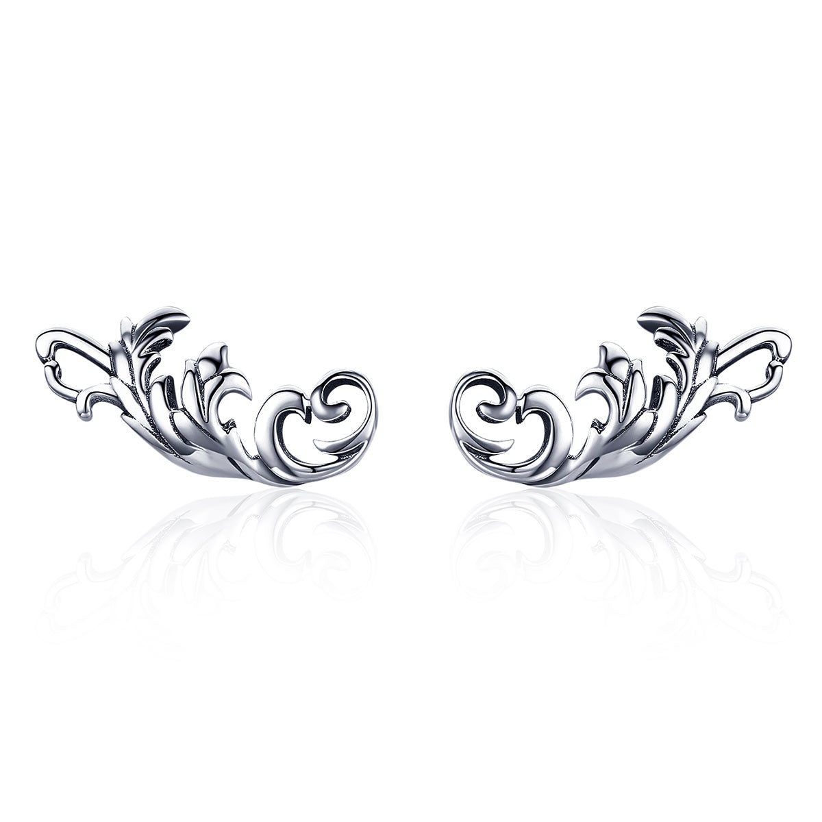 Sterling Silver Oxidized Earrings