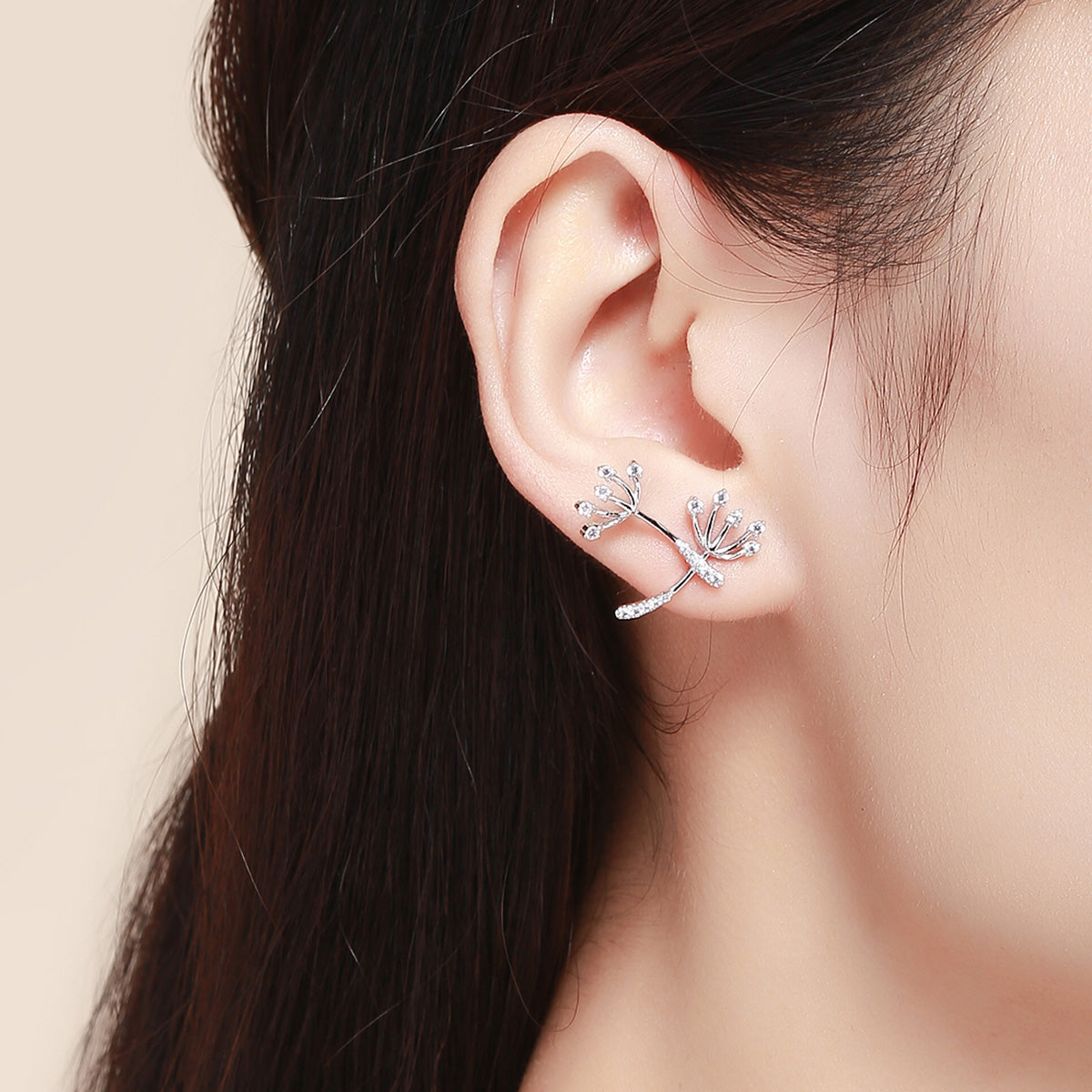 Sterling Silver Pavé CZ Jewelry Set