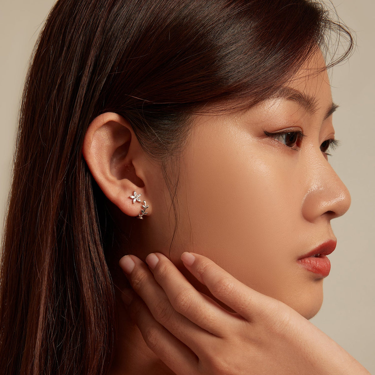 Sterling Silver CZ Earrings