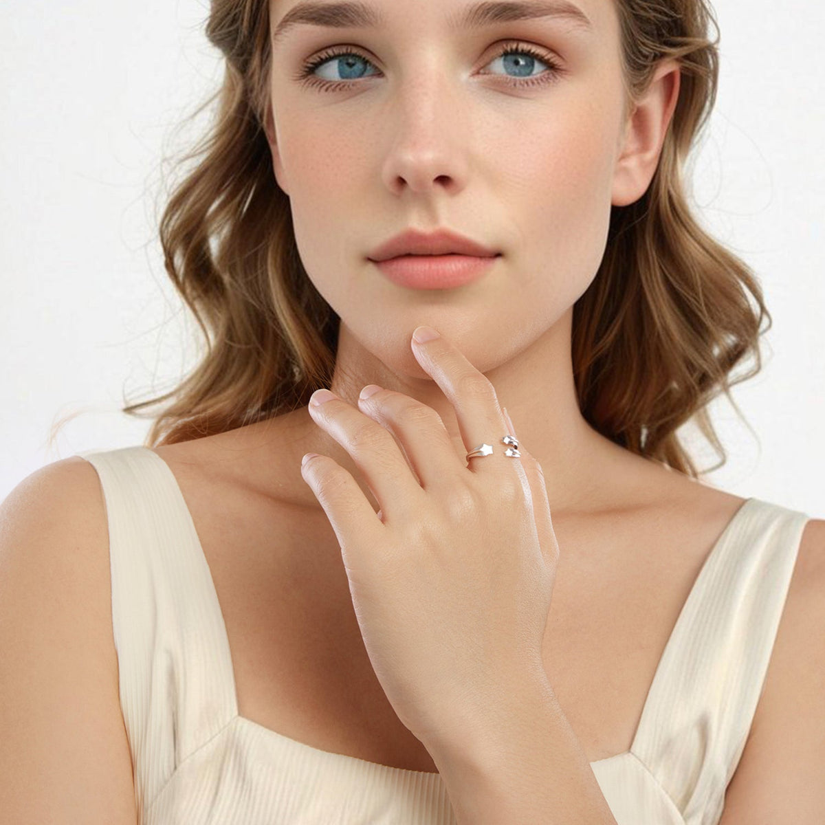 Sterling Silver Oxidized Wide Band Ring