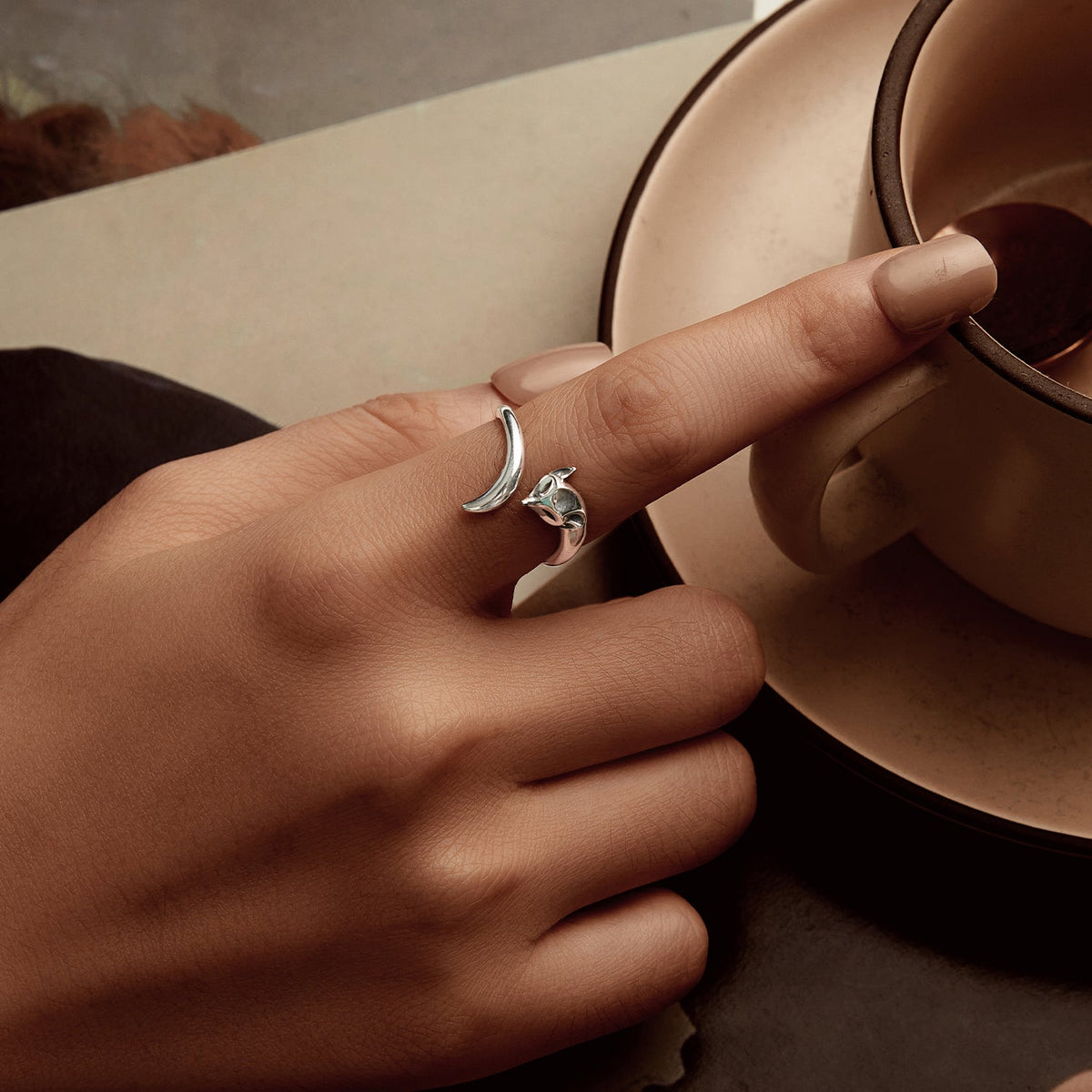 Sterling Silver Oxidized Ring