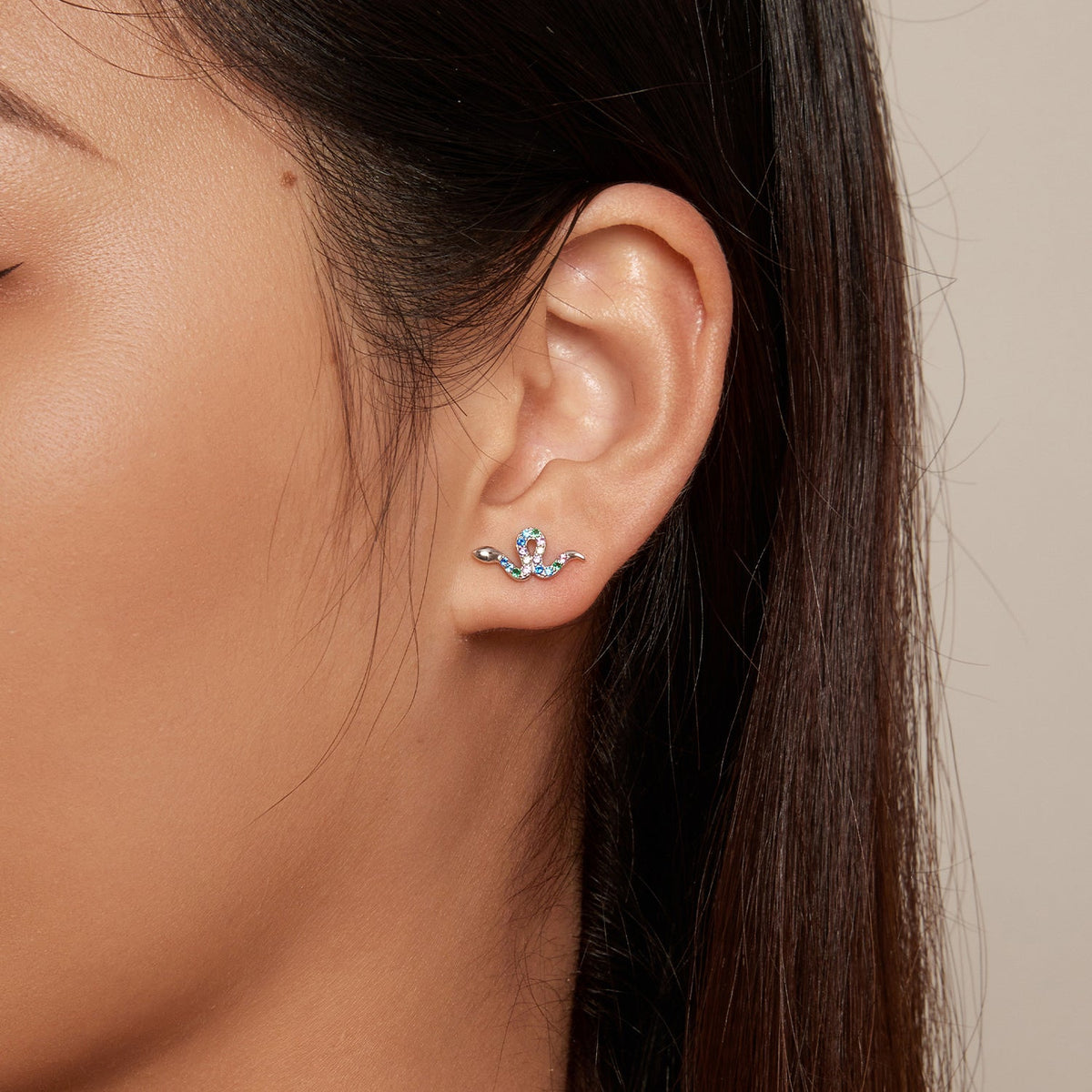 Sterling Silver Cubic Zirconia Pavé Drop Earrings