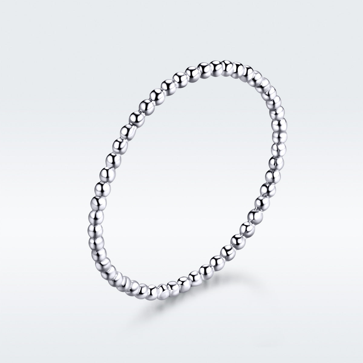Sterling Silver Platinum Plated Ring