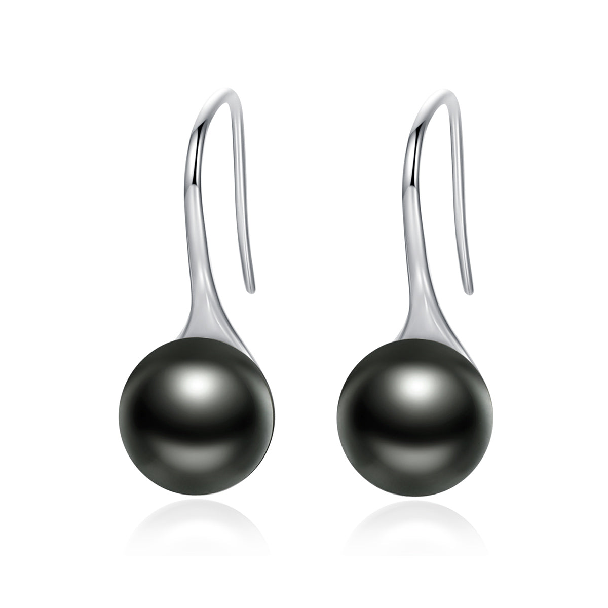 Sterling Silver Shell Pearl Drop Earrings