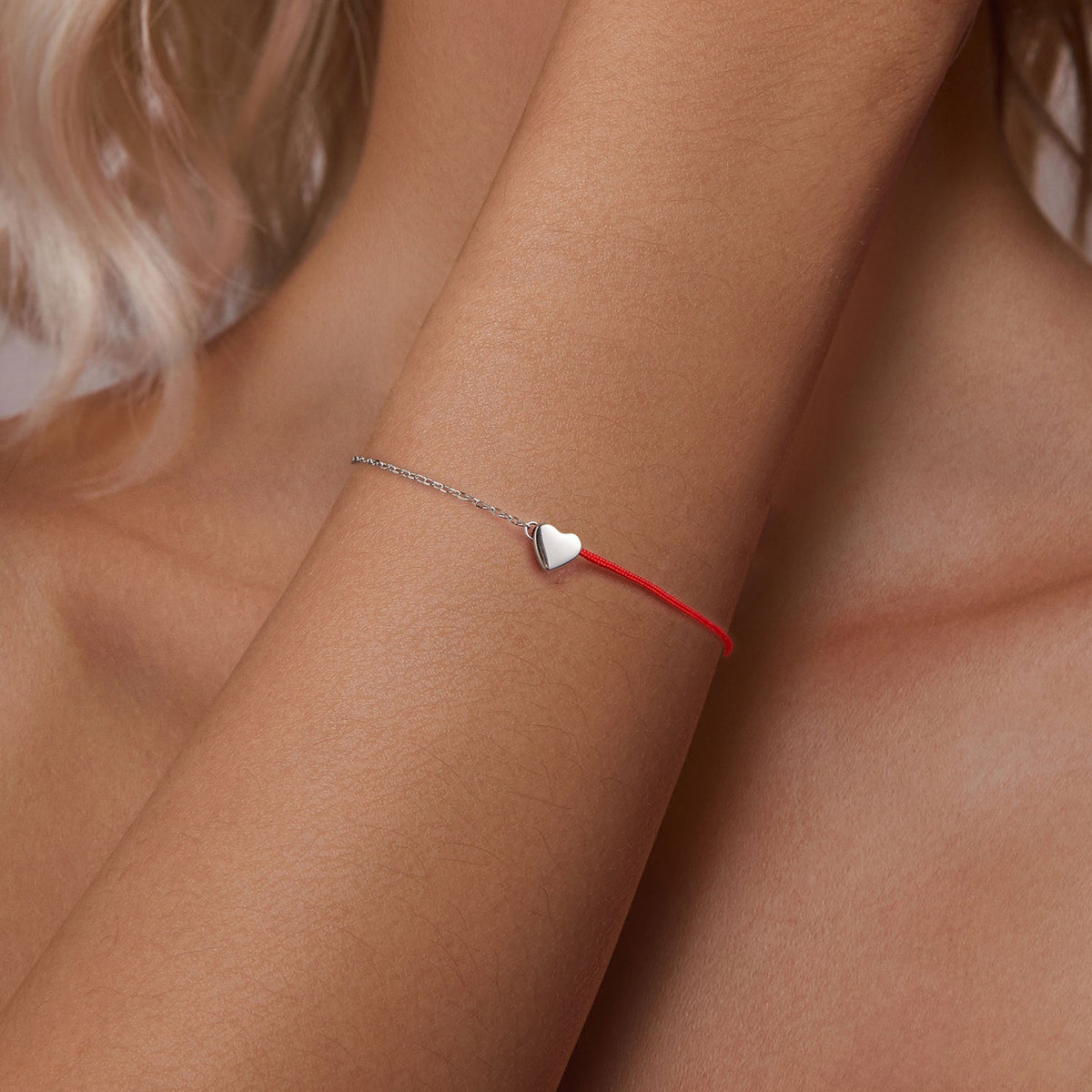 Sterling Silver White Gold Plated Bracelet
