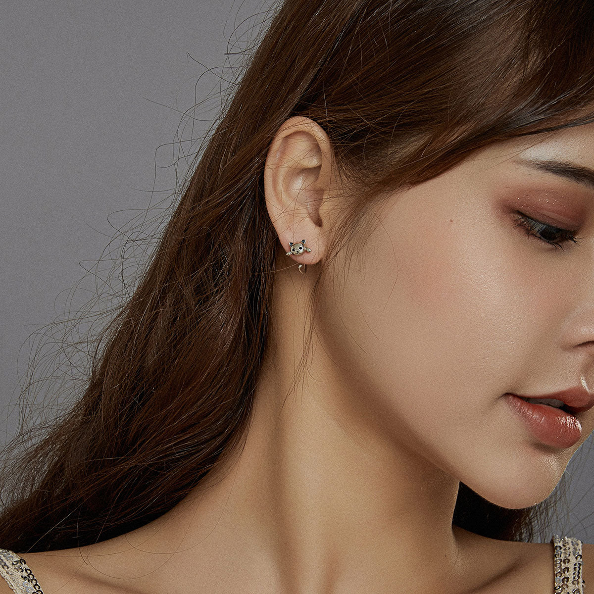 Sterling Silver Pavé Cubic Zirconia Earrings