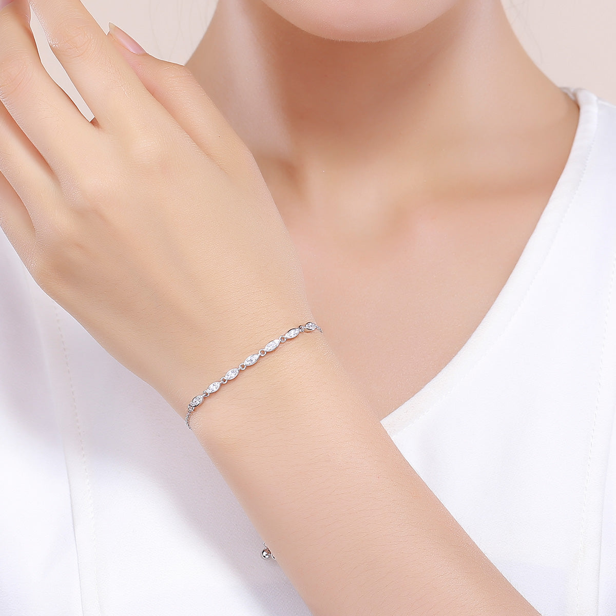 Sterling Silver 22cm Bracelet