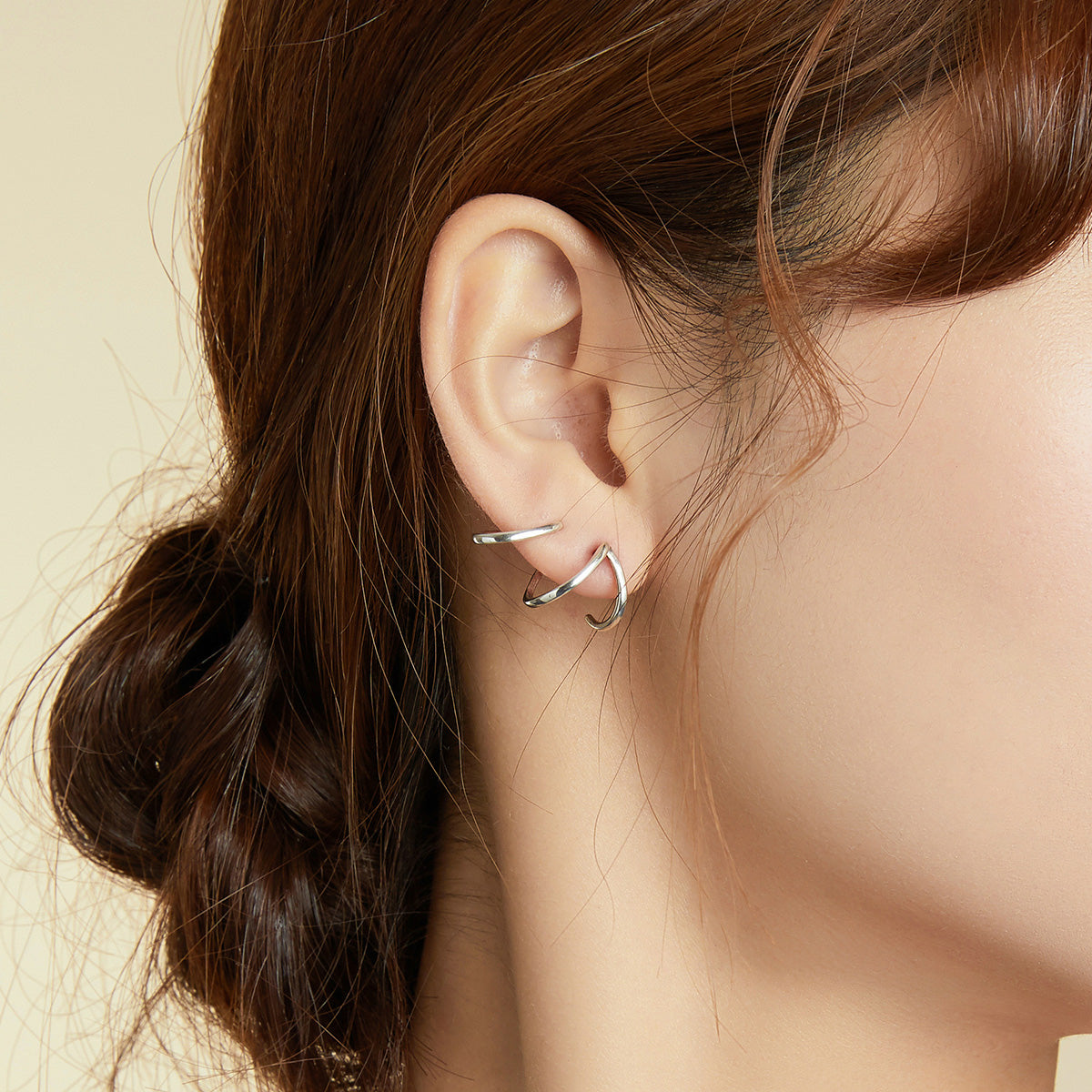 Sterling Silver Oxidized Earrings
