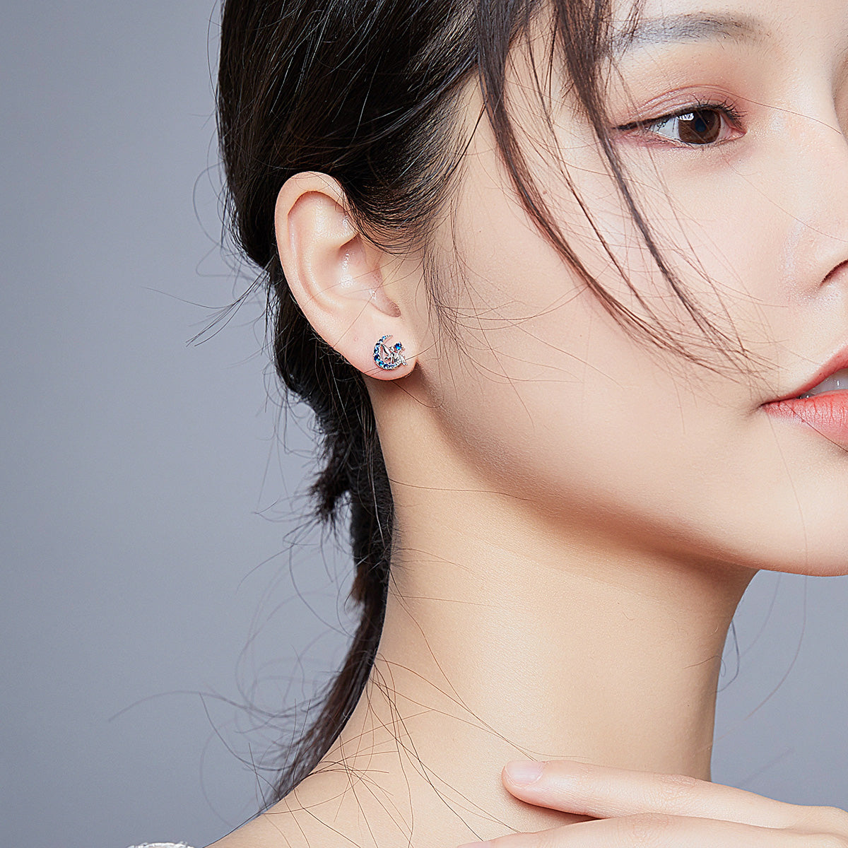 Sterling Silver Cubic Zirconia Pavé Earrings