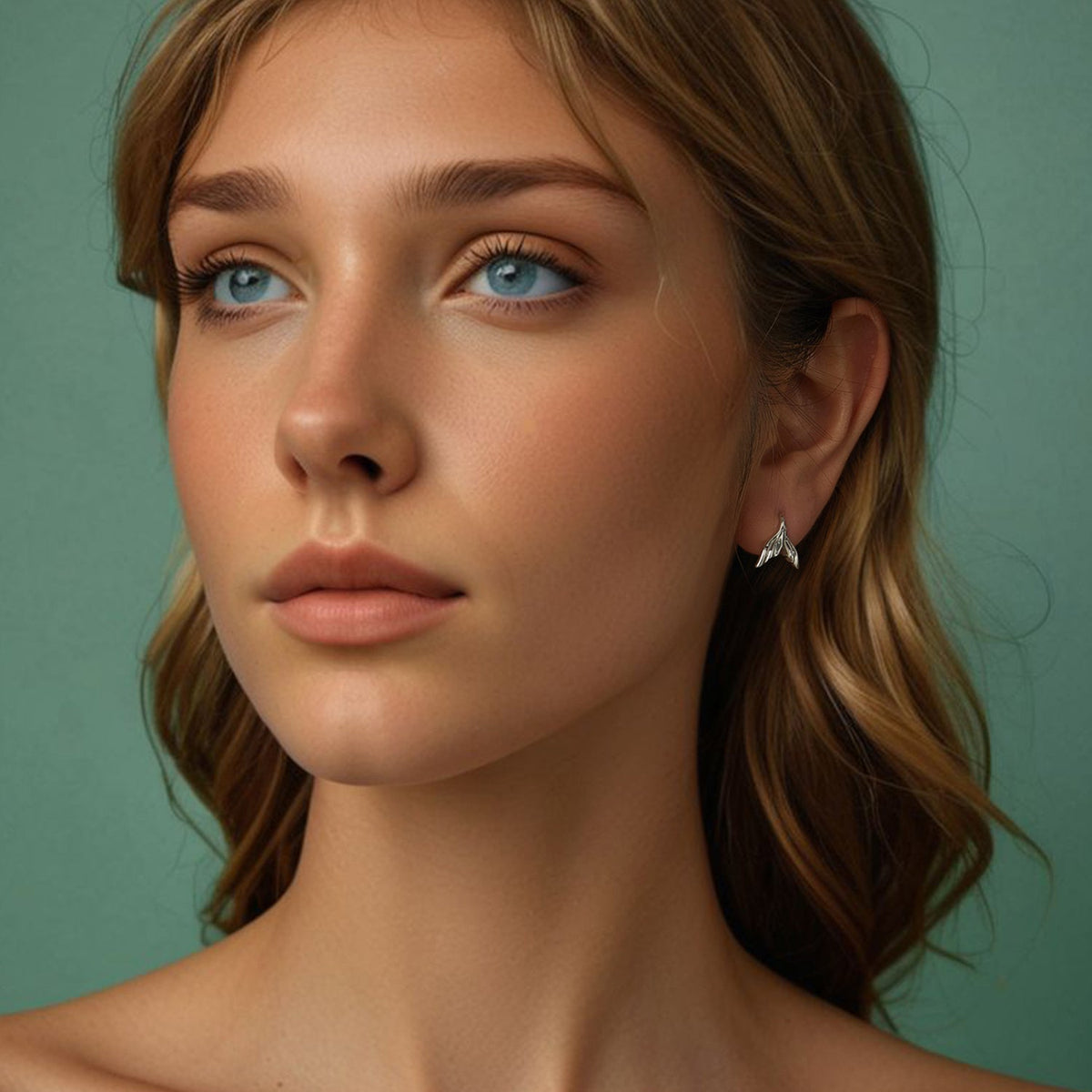 Sterling Silver Oxidized Pavé CZ Earrings