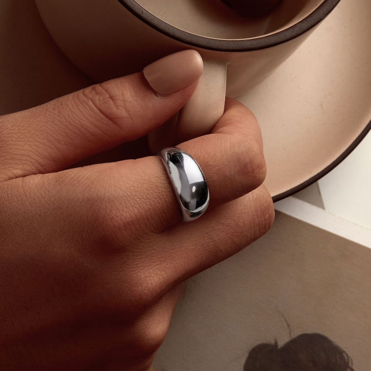 Gold Plated Sterling Silver Ring