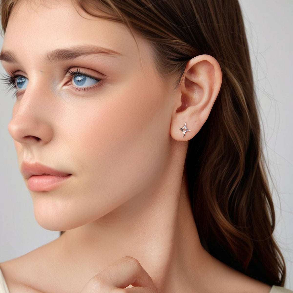 Sterling Silver Oxidized Earrings