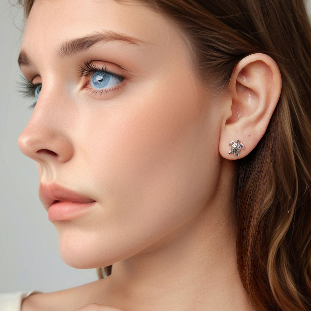 Sterling Silver Oxidized Earrings