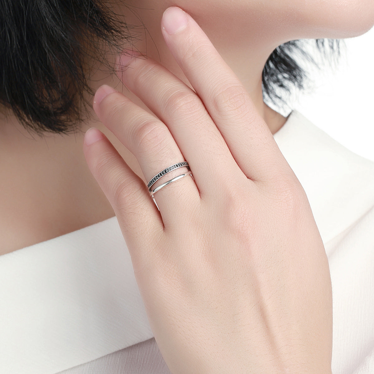 Sterling Silver 0.6cm Width Ring