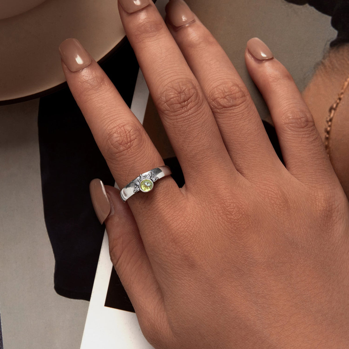 Sterling Silver Pavé CZ Ring