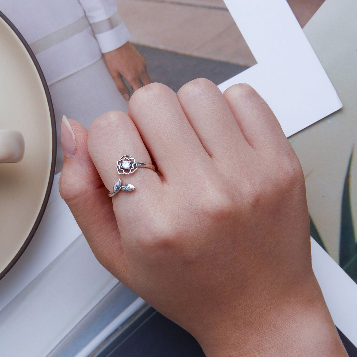 Sterling Silver CZ Ring