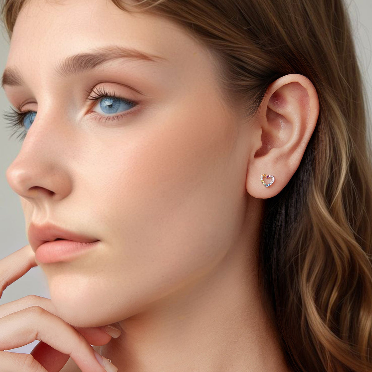 Sterling Silver Pavé Cubic Zirconia Pavé Earrings