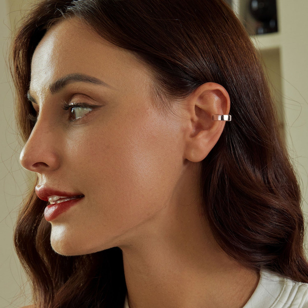 Sterling Silver Platinum Plated Earrings