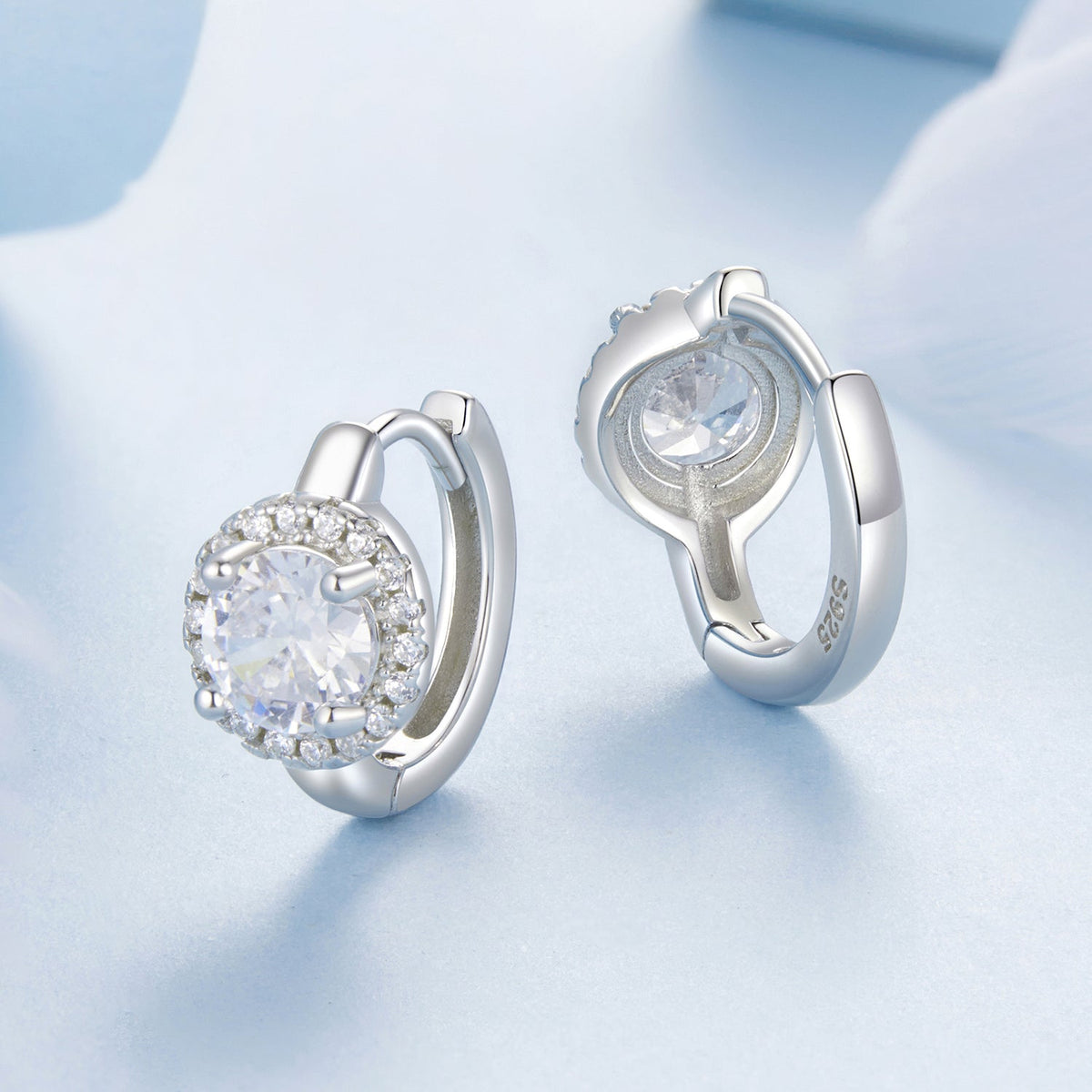 Sterling Silver Cubic Zirconia Earrings