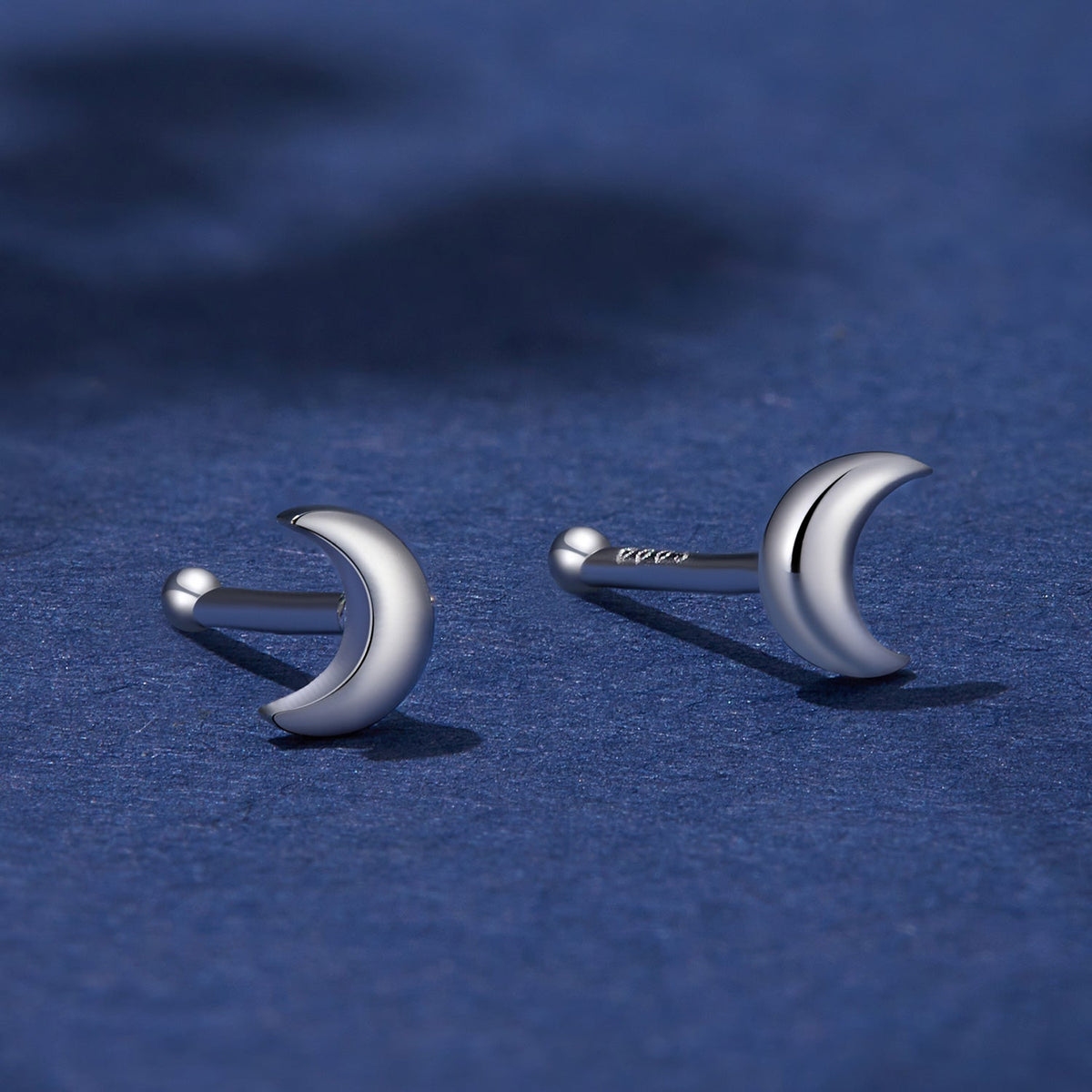 Sterling Silver Platinum Plated Earrings