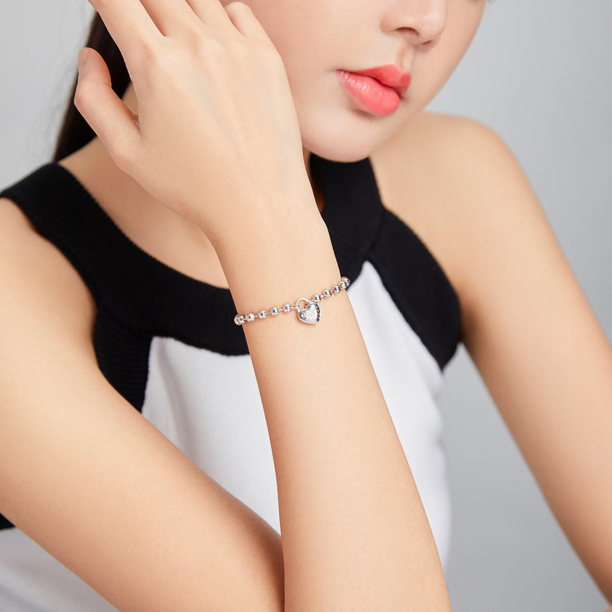 Sterling Silver Pavé CZ Bracelet