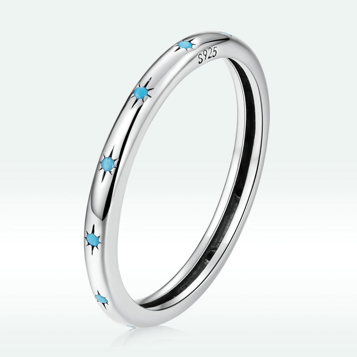 Sterling Silver Turquoise Oxidized Ring