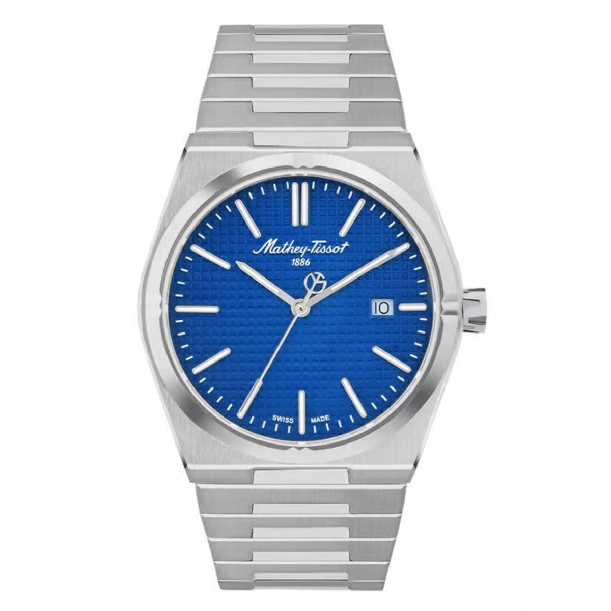 Tissot Zoltan Blue Stainless Steel Bracelet Watch