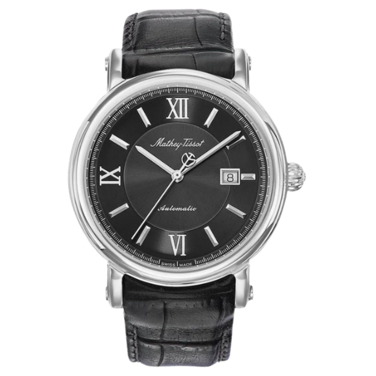 Tissot Renaissance Black Leather Watch