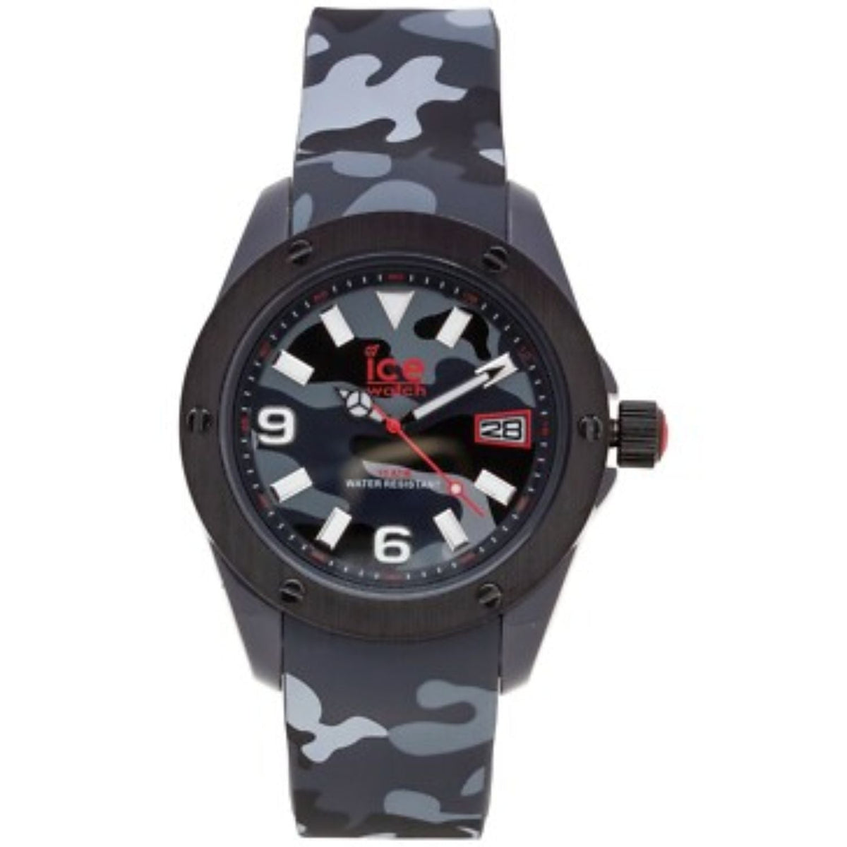 Ice-Watch Army Black Silicone Watch