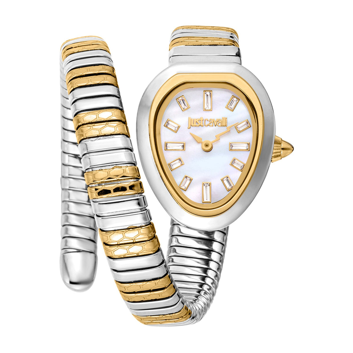 Just Cavalli Aversa Mother-of-Pearl Stainless Steel Watch