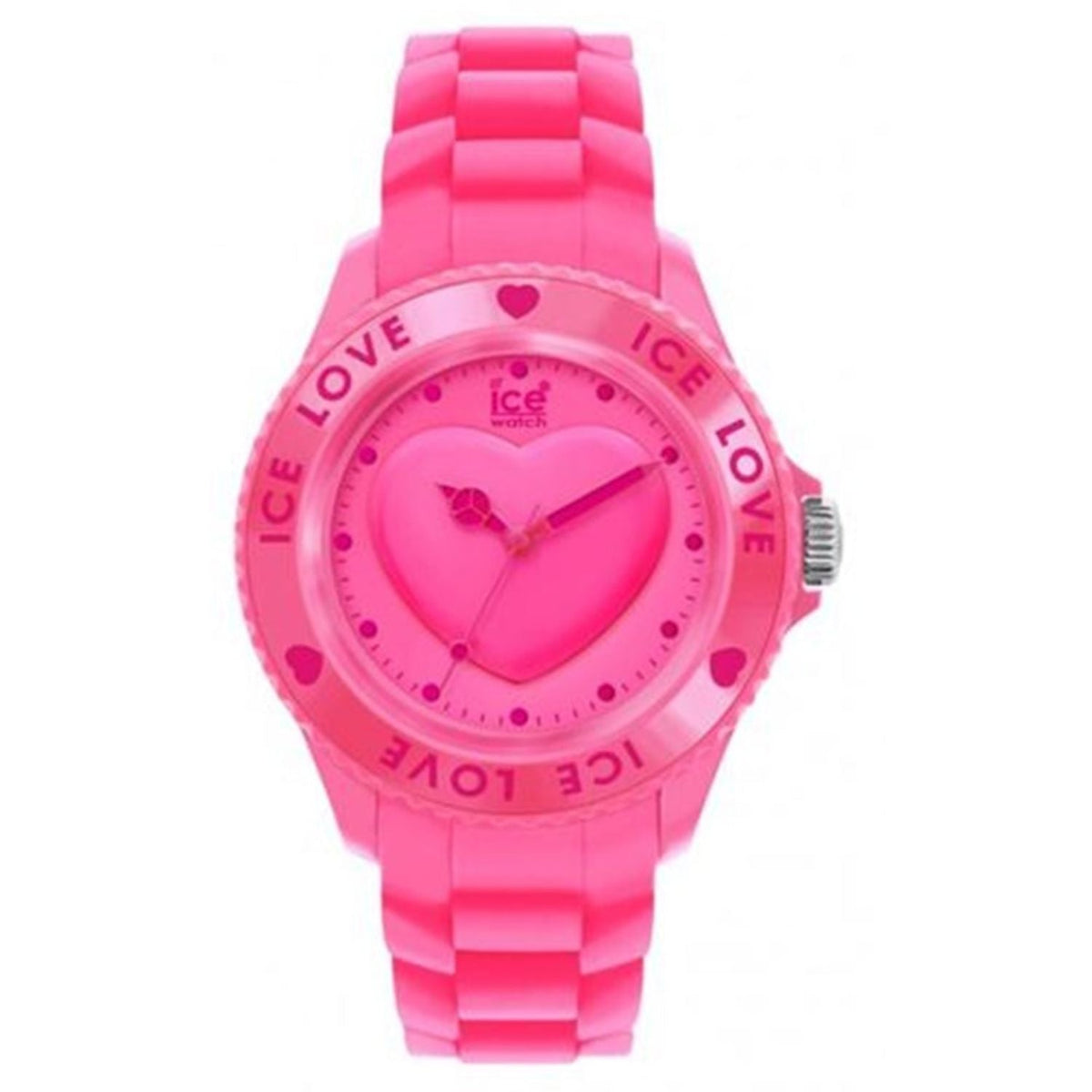 Ice Love Pink Silicone Watch