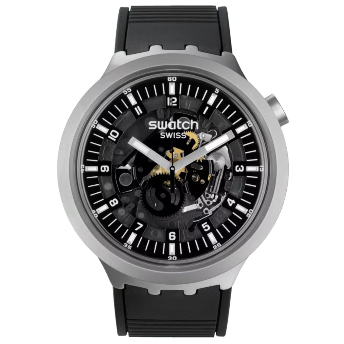 Swatch Big Bold Irony Black Resin Watch
