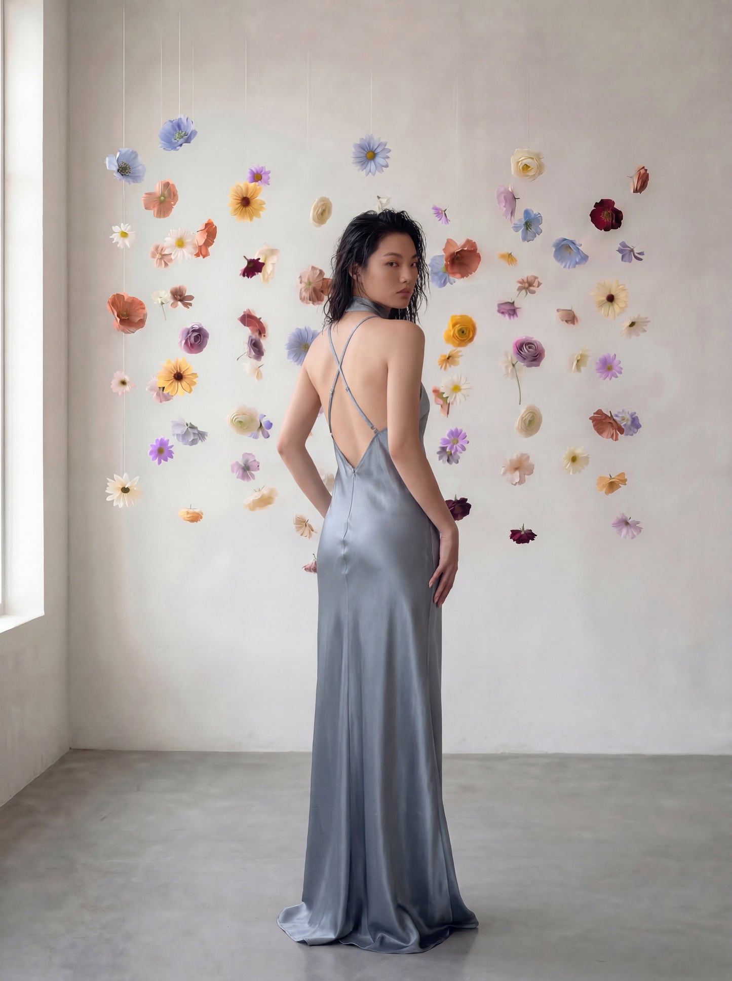 Silk Slip Bias Gown