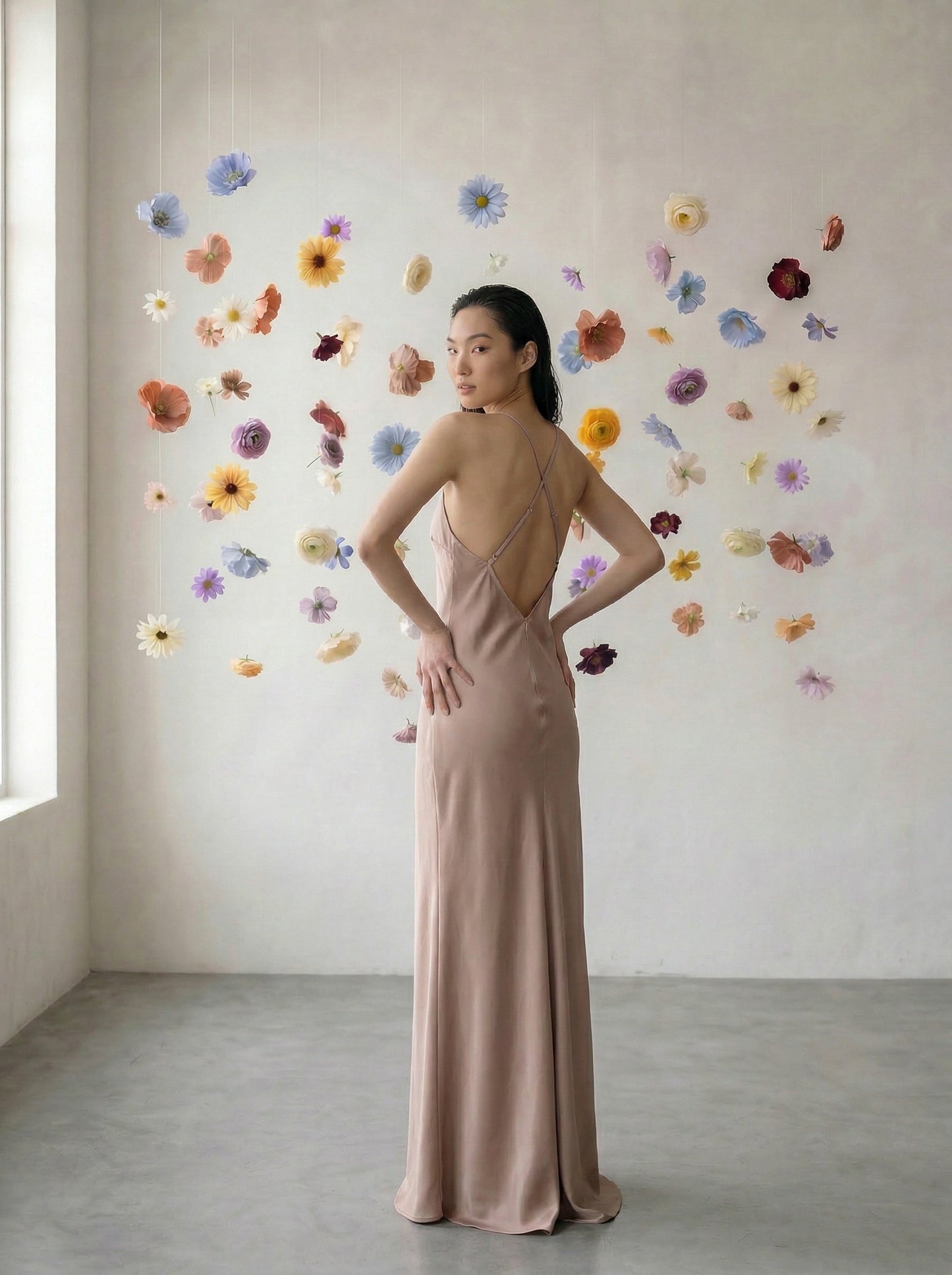 Silk Slip Bias Gown