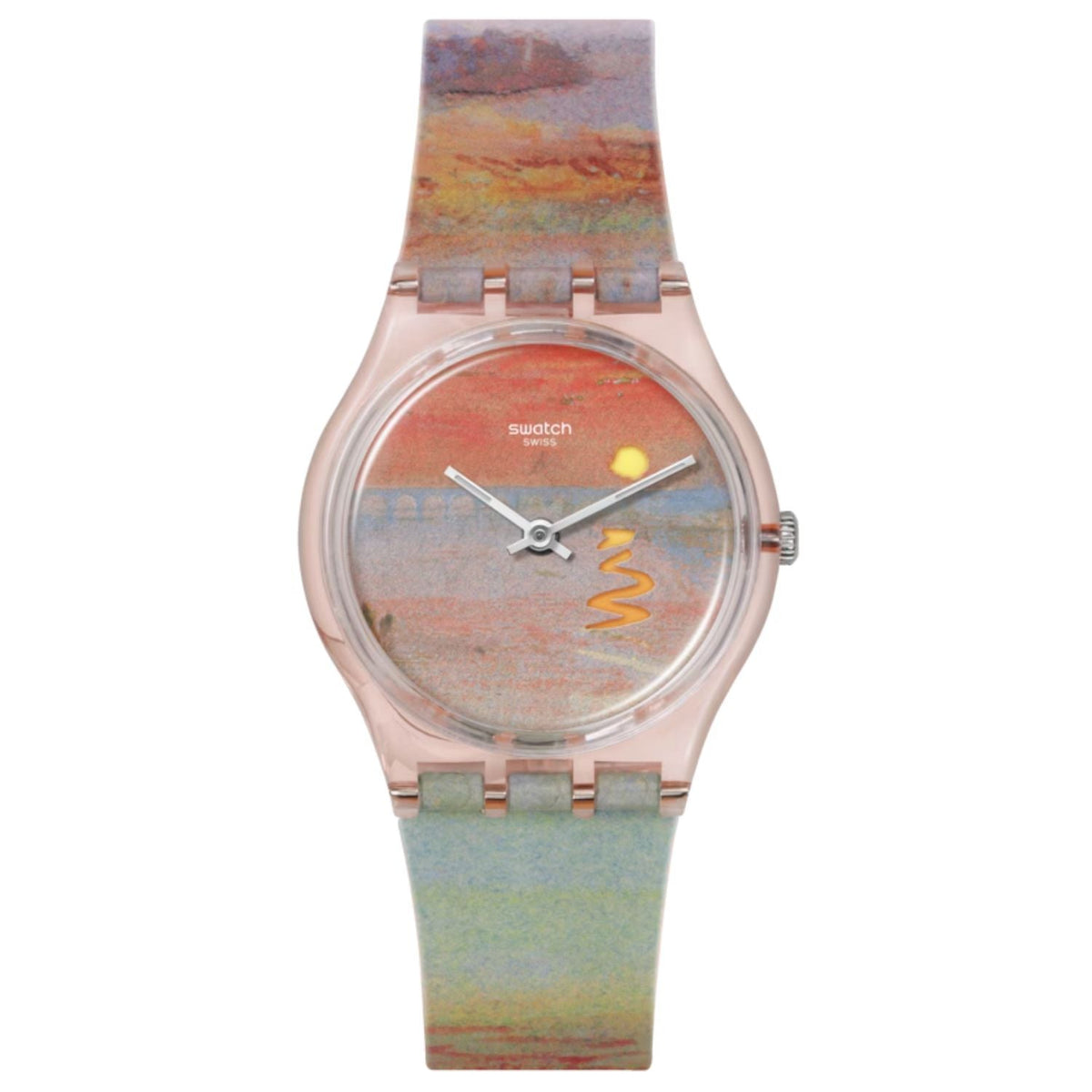 Swatch Tate Gallery Pink Silicone Watch