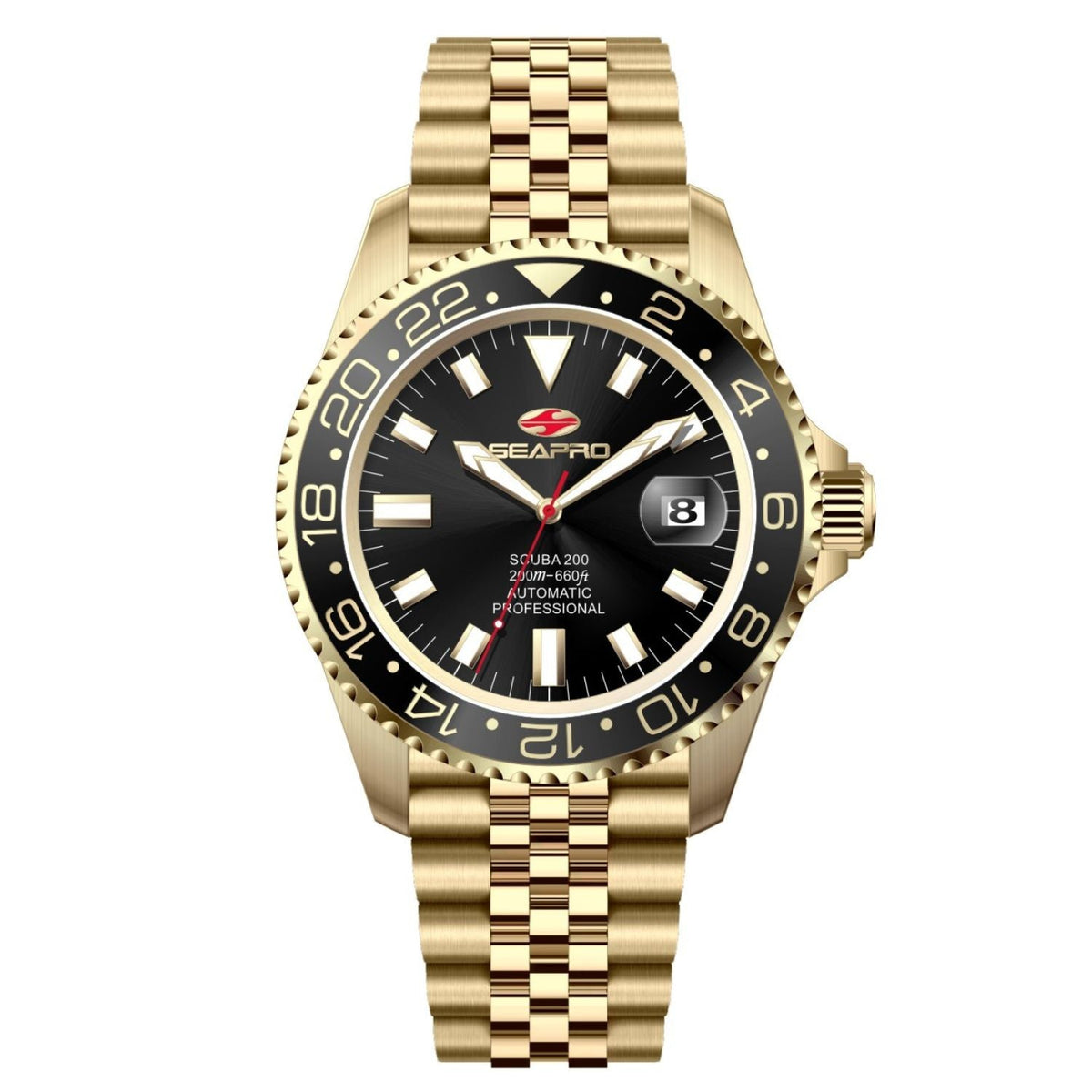 Seapro Grand Meridian Gold-Tone Stainless Steel Watch