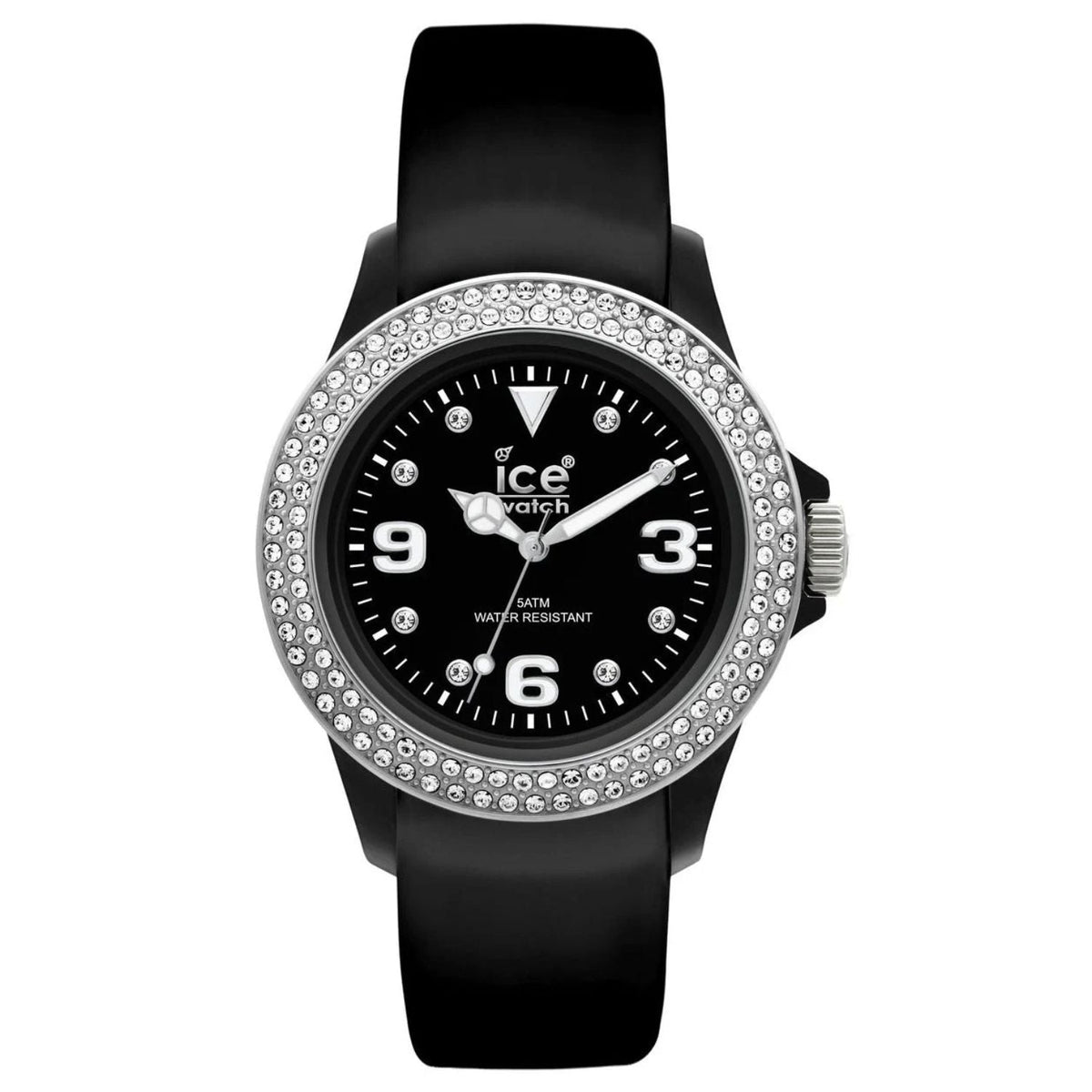 Ice-Watch Stone Tycoon Black Leather Watch