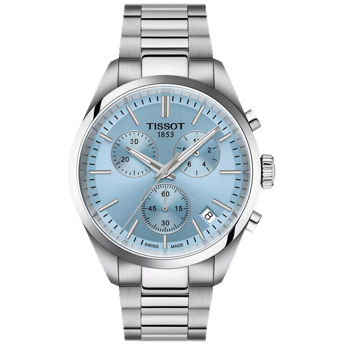 Tissot PR 100 Chronograph 40mm Quartz Watch, Blue Dial