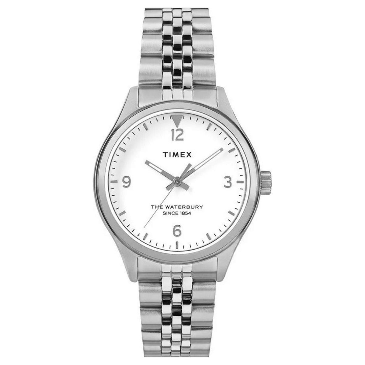 Timex Classic White Dial Stainless Steel Watch