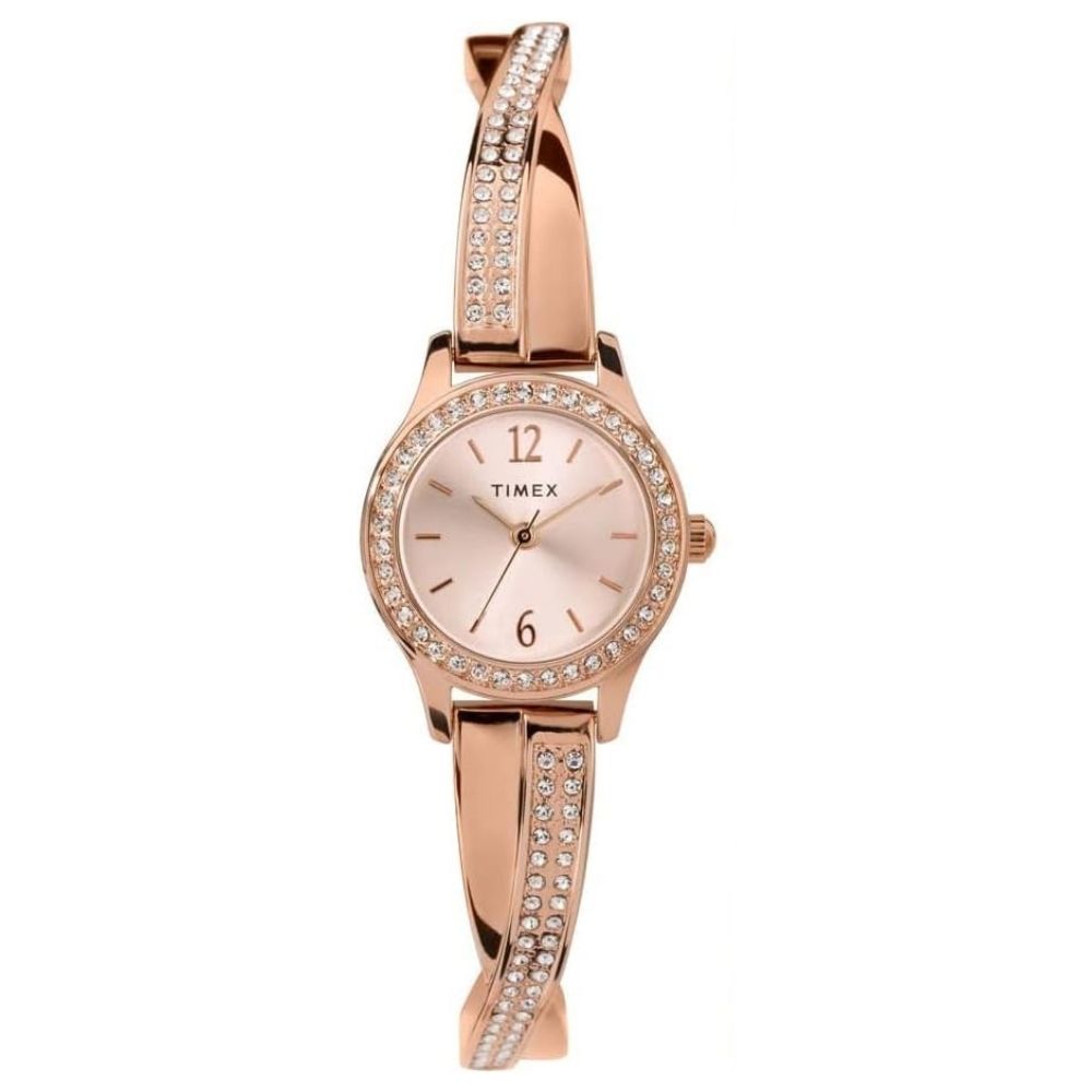 Timex Trend Rose Gold-Tone Quartz Watch